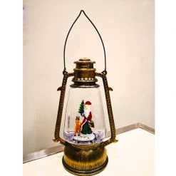 Pacific Wholesale Christmas Warn LED Snow Globe Water Lantern