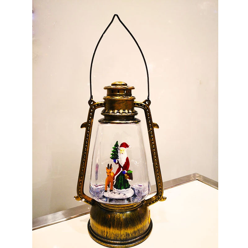 Pacific Wholesale Christmas Warn LED Snow Globe Water Lantern