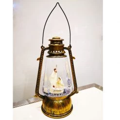 Pacific Wholesale Christmas Warn LED Snow Globe Water Lantern