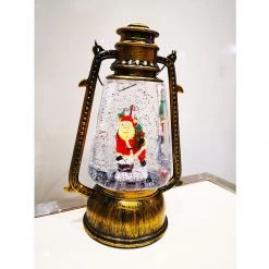 Pacific Wholesale Christmas Warn LED Snow Globe Water Lantern