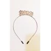 Pacific Wholesale Rose Gold Metal Christmas Headband With Diamonds - Merry Christmas