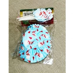 Everything Party By Event 24 Christmas Baking Cups And Picks