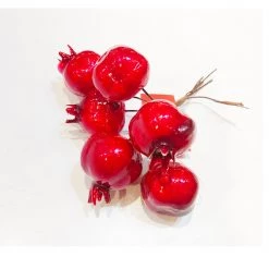 Everything Party 6pc Christmas Picks Mini Pomegranate Decoration