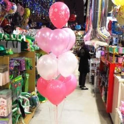 Balloons 11" Qualatex Plain Latex Balloon - Round Fashion Rose