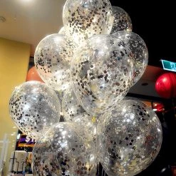 Everything Party 11” Standard Size Latex Confetti Balloon Balloons