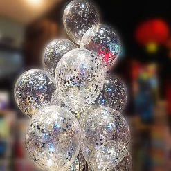 Everything Party 11” Standard Size Latex Confetti Balloon Balloons