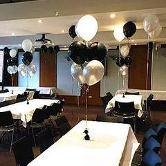 Balloons 11" Qualatex Plain Latex Balloon - Round Metallic Silver