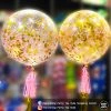 Everything Party Balloons 3ft Confetti Helium Balloon With Tassels Bouquet