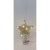 Everything Party Gold Metal Wire Glitter Light Up Star Tree Topper With 10 LED Lights By Event