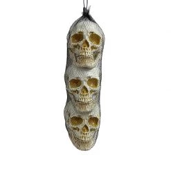 Everything Party By Event 3pk Halloween Skulls In Mesh Bag