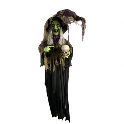 Everything Party By Event 183cm Halloween Animated Hanging Witch With Shaking Body, Sound & Lights