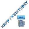 Meteorparty All Birthday Happy Birthday Glitz Joint Banner - Blue