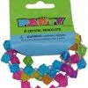 Everything Party 4pk Crystal Bead Bracelets Party Accessories