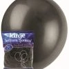 Unique 25pk Decorator Helium Quality Latex Balloons 30cm - Black