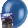 Unique 25pk Decorator Helium Quality Latex Balloons 30cm - Sapphire Blue