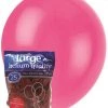 Unique 25pk Decorator Helium Quality Latex Balloons 30cm - Hot Pink