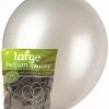 Unique 25pk Decorator Helium Quality Latex Balloons 30cm - Metallic Silver