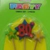 Everything Party No.80 Birthday Candle Set - Assorted Colour