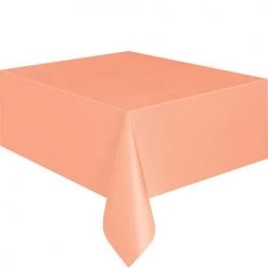 Meteorparty Tableware Rectangle Plastic Tablecover - Rose Gold