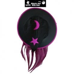 Everything Party Child Witch Hat With Hair Assorted