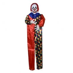 Everything Party Halloween Animated Hanging Clown With Moving Eye Balls, Sound & Lights