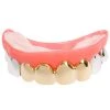 Everything Party Costume Accessories Fake Teeth - Silver & Gold