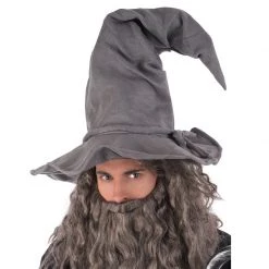 Everything Party School Book Week Costume Deluxe Grey Wizard Hat