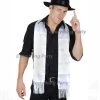 Everything Party By Theme Gangster Scarf With Fringe White