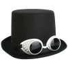 Trademart By Event Top Hat With Steampunk Goggles