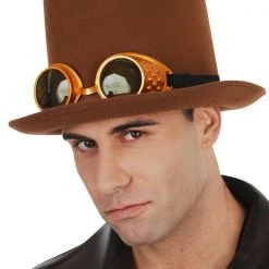 Trademart By Event Top Hat With Steampunk Goggles