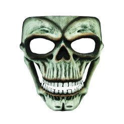 Everything Party Deluxe Evil Skeleton Unearthed Face Mask By Event