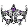 Everything Party Masks Champagne Metal Eye Mask With Jewels