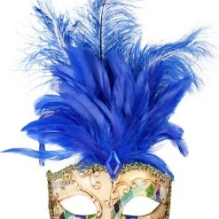 Everything Party Allegra Eye Mask With Feathers (2 Colours) Masks