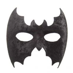 Everything Party BELVEDERE Black Velvet Bat Eye Mask Masks