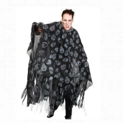 Everything Party Costume Skull Cape With Hood