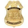 Everything Party FBI Gold Metal Badge