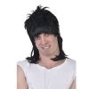 Everything Party Wig - Tomfloory Deluxe Dazza Mullet Black Wig