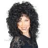 Dr. Tom's Wig - Tomfloory Deluxe Cher Curly Black Wig By Theme
