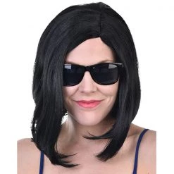 Dr. Tom's Wig - Tomfloory Deluxe Janet Black Straight Shoulder Length