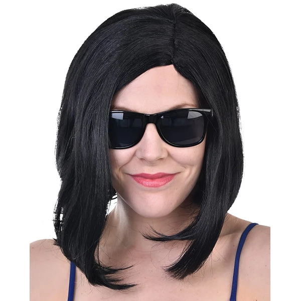 Dr. Tom's Wig - Tomfloory Deluxe Janet Black Straight Shoulder Length
