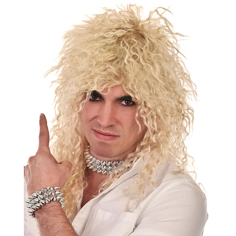 Forum By Theme Wig - Dr Tom's Deluxe Rock God Crinkle Long Blonde Wig