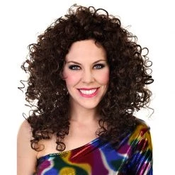 Forum By Theme Wig - Tomfloory Deluxe Disco Brown Curly Wig