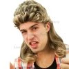 Dr. Tom's By Theme Wig - Dr Tom's Deluxe Billy Brown & Blonde Mullet