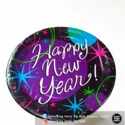 Everything Party 8pk Happy New Year Paper Plates