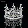 Everything Party All Birthday Premium Metal Crown With Pearl Cake Decoration - Silver