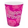 Alpen All Birthday 8pk Hapyy Birthday Paper Cups - Pink