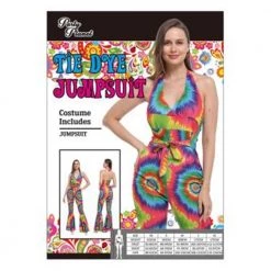 Oceana Adult Deluxe Hippie Tie Dye Costume