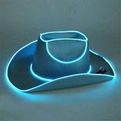 Everything Party Light Up Cowboy/Cowgirl Hat - Blue