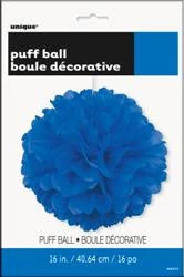 Meteorparty Decorative Paper Puff Ball - Royal Blue