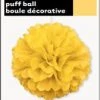 Meteorparty Decorative Paper Puff Ball - Yellow Decorations